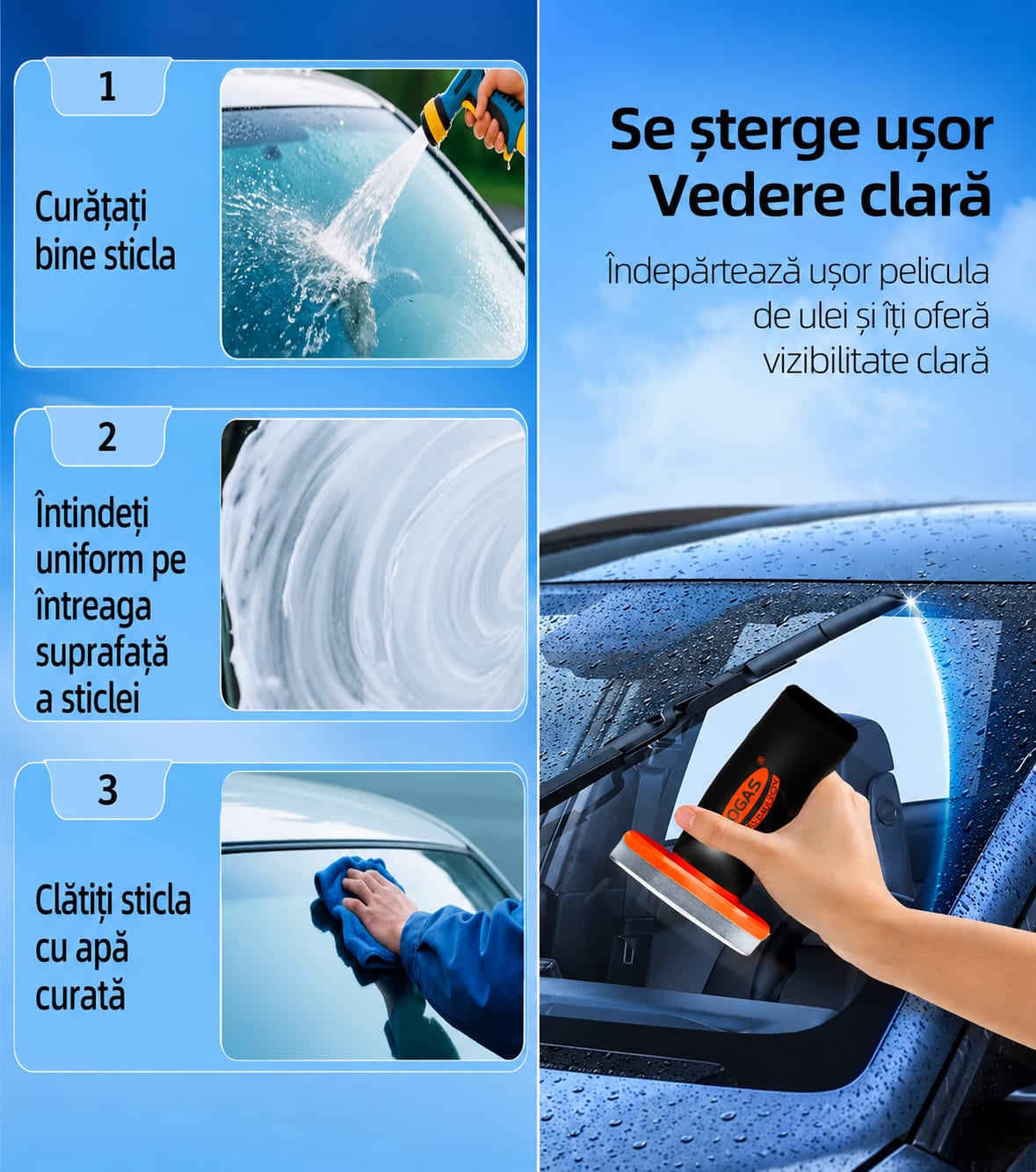 RainZero - Protecție pentru vizibilitate pe ploaie