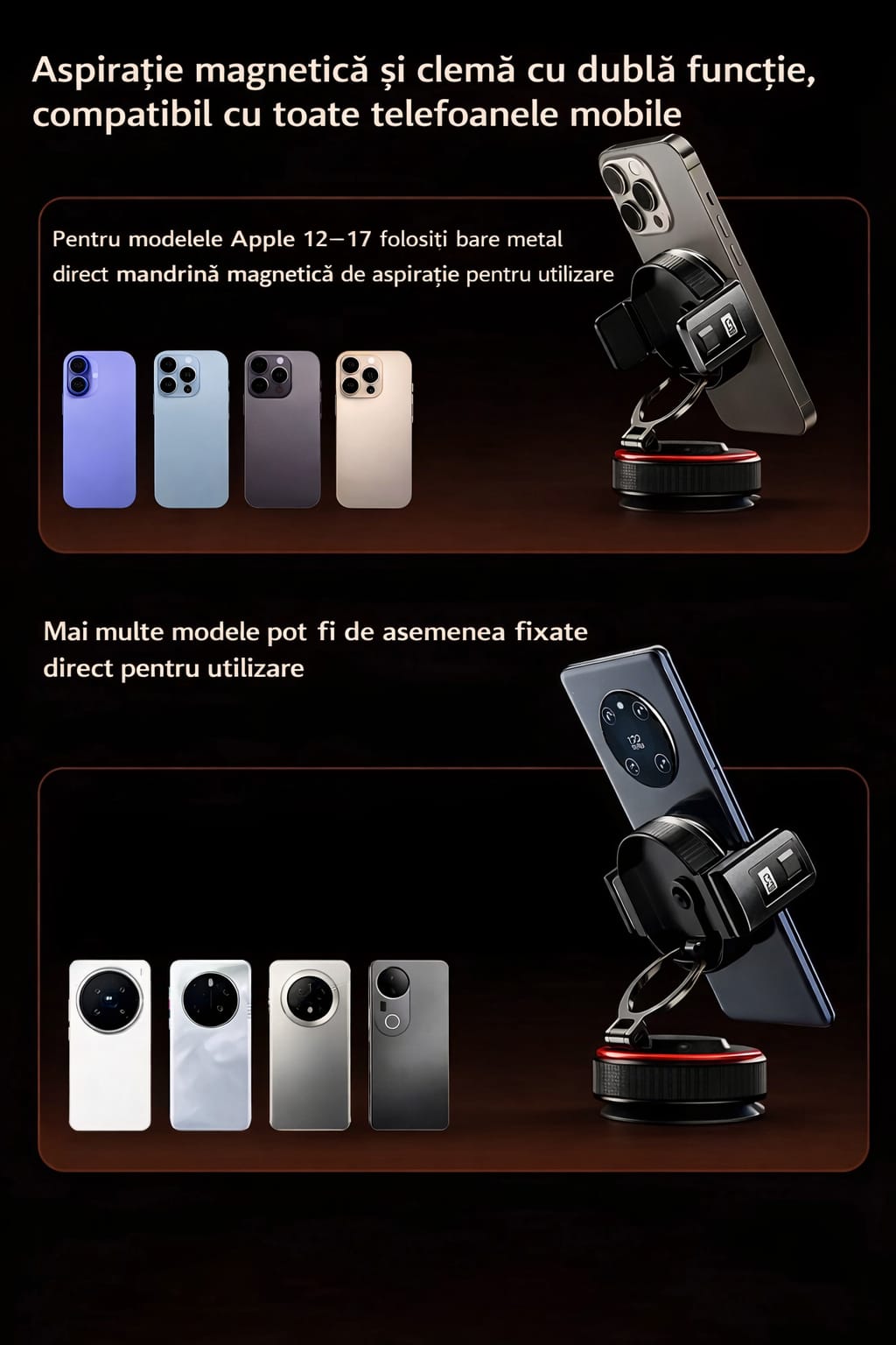 DriveGrip - Suport auto premium pentru telefon
