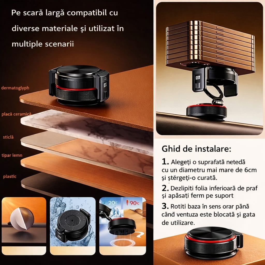 DriveGrip - Suport auto premium pentru telefon